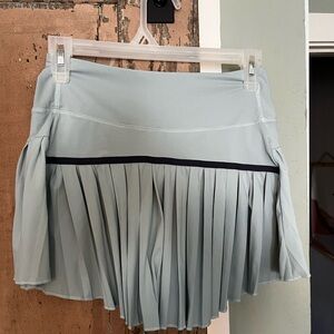 Amazon Light Blue Pleated Skater Skirt